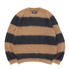 画像1: 【ご予約受付中！26年9月入荷予定】ROTTWEILER/BORDER KNIT（BEIGE）［26秋冬］ (1)