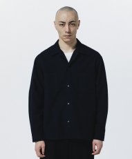 画像5: 【ご予約受付中！26年9月入荷予定】ROTTWEILER/R9 OPEN COLLAR SHIRT（NAVY）［26秋冬］ (5)