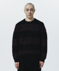 画像4: 【ご予約受付中！26年9月入荷予定】ROTTWEILER/BORDER KNIT（RED）［26秋冬］ (4)