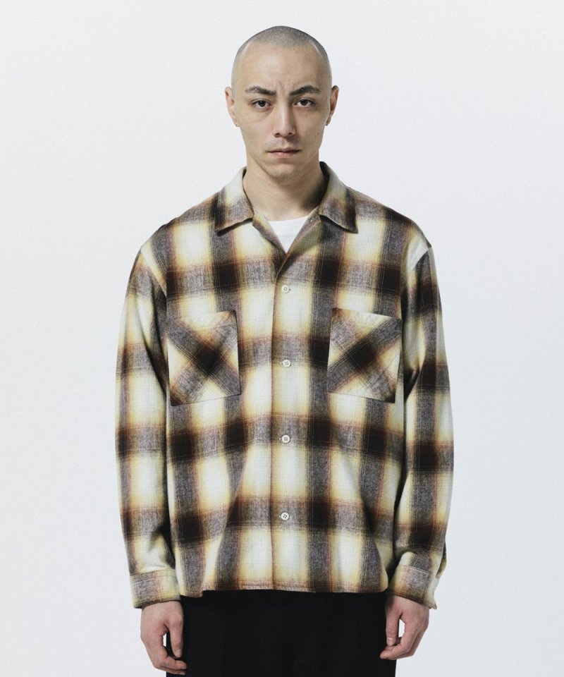 画像3: 【ご予約受付中！26年9月入荷予定】ROTTWEILER/R9 OMBRE CHECK SHIRT（BROWN）［26秋冬］