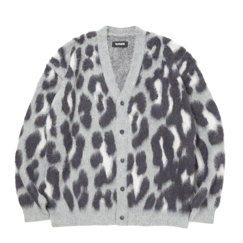 画像1: 【ご予約受付中！26年10月入荷予定】ROTTWEILER/LEOPARD CARDIGAN（GRAY）［26秋冬］