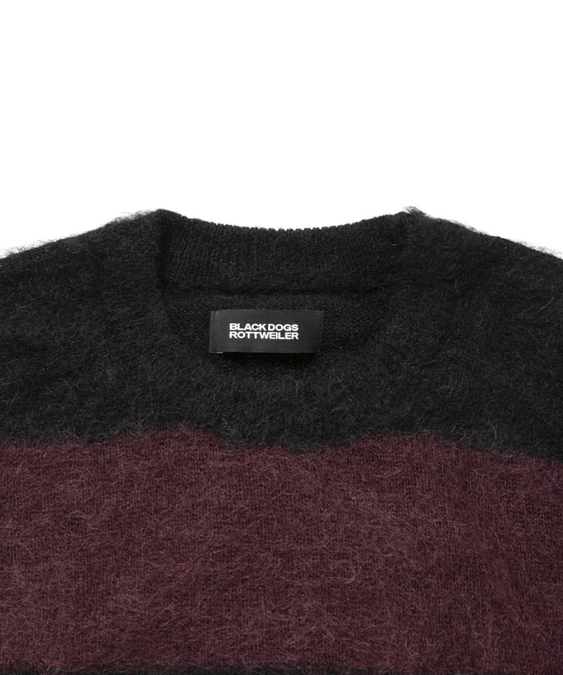 画像3: 【ご予約受付中！26年9月入荷予定】ROTTWEILER/BORDER KNIT（RED）［26秋冬］