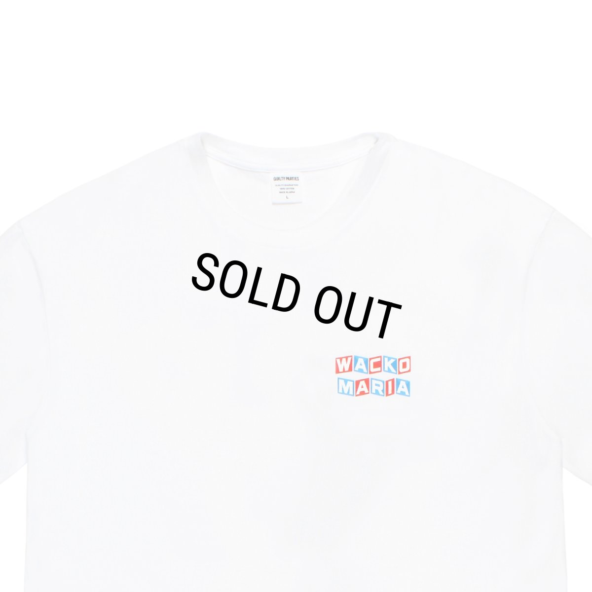 画像3: WACKO MARIA/WASHED HEAVY WEIGHT T-SHIRT（WHITE）［プリント+刺繍T-26春夏］ (3)