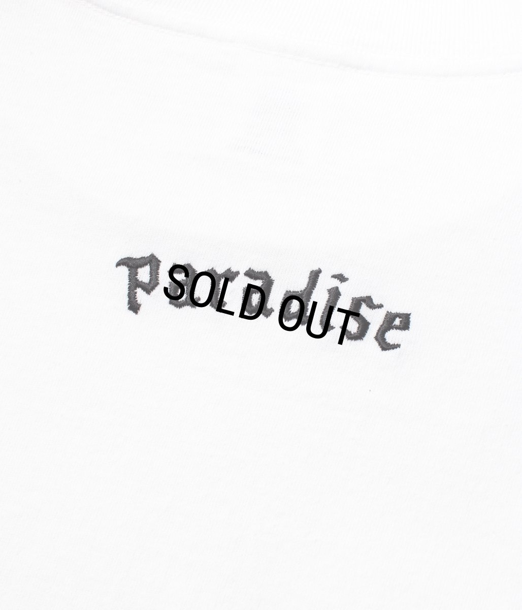 画像4: WACKO MARIA/WASHED HEAVY WEIGHT T-SHIRT（WHITE）［プリント+刺繍T-26春夏］ (4)