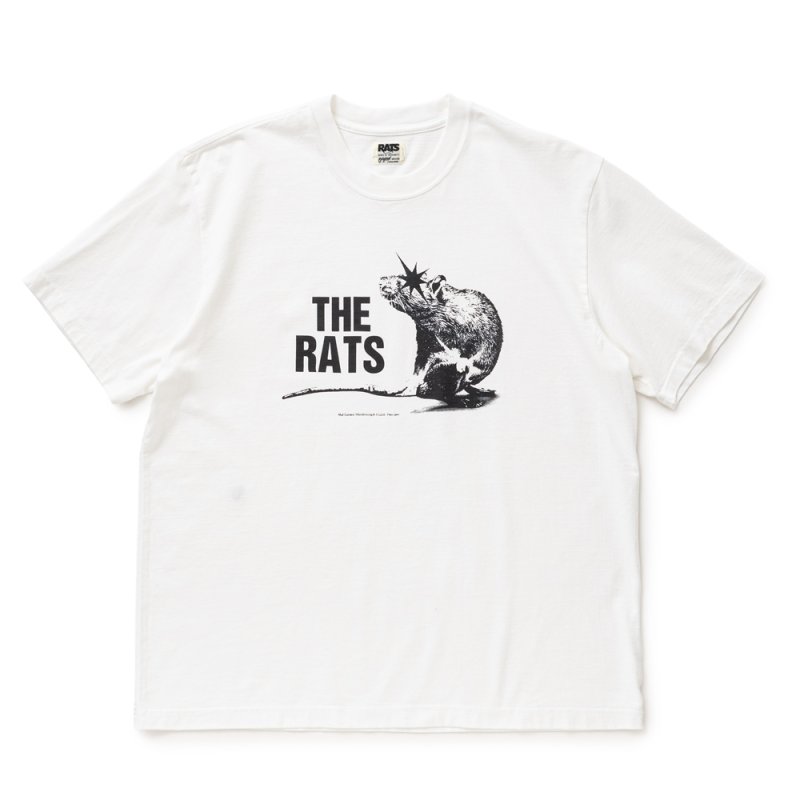 画像1: RATS/THE RATS TEE（WHITE）［ラッツT-26春夏］