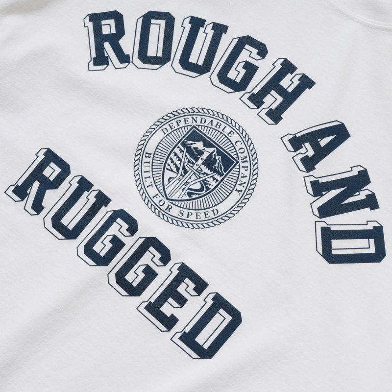 30%OFF】ROUGH AND RUGGED/DESIGN SS 04（WHITE）［プリントT-26春夏