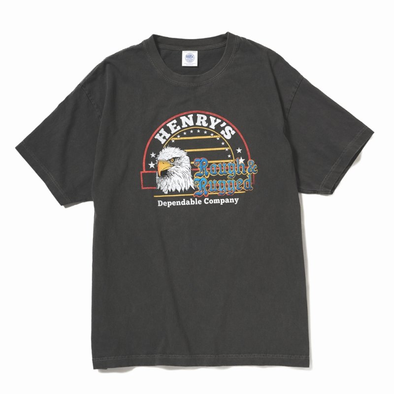 画像1: ROUGH AND RUGGED/DESIGN SS 06（PIG BLACK）［ピグメントダイプリントT-26春夏］