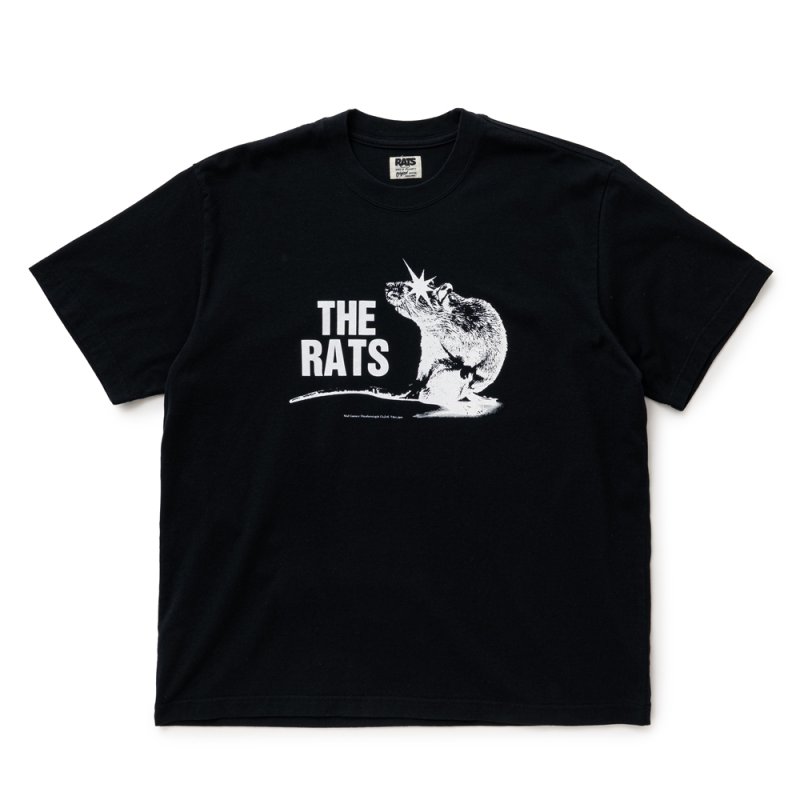 画像1: RATS/THE RATS TEE（BLACK）［ラッツT-26春夏］
