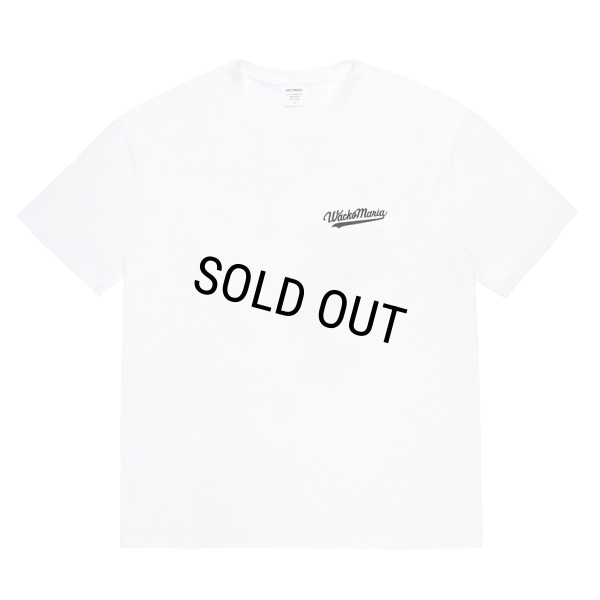 画像2: WACKO MARIA/WASHED HEAVY WEIGHT T-SHIRT（WHITE）［プリントT-26春夏］ (2)