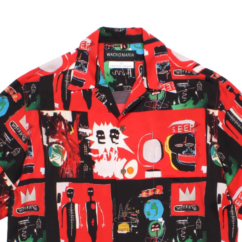 画像2: WACKO MARIA/JEAN-MICHEL BASQUIAT / HAWAIIAN SHIRT（ONE）［ハワイアンシャツ-26春夏］