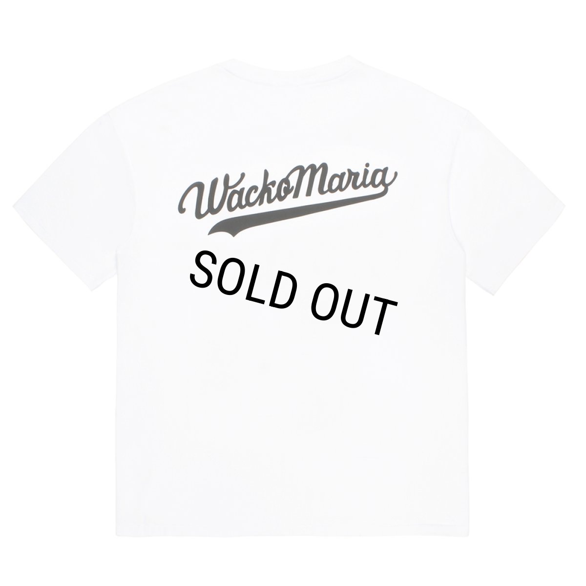 画像1: WACKO MARIA/WASHED HEAVY WEIGHT T-SHIRT（WHITE）［プリントT-26春夏］ (1)
