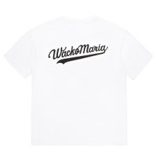 画像1: WACKO MARIA/WASHED HEAVY WEIGHT T-SHIRT（WHITE）［プリントT-26春夏］ (1)