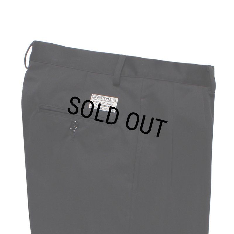 WACKO MARIA/DOUBLE PLEATED CHINO SHORT TROUSERS（BLACK