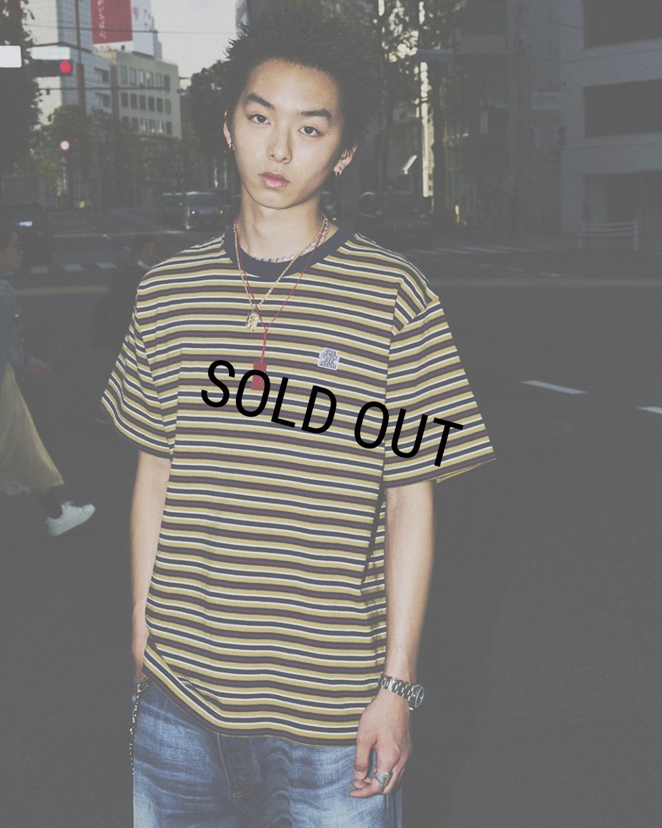 画像3: BlackEyePatch/STRIPED SMALL OG HEAVYWEIGHT TEE（MULTI） (3)