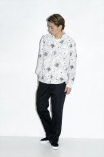 画像3: RATS/GEOMETRIC L/S SHIRT（WHITE）［ジオメトリックシャツ-26春夏］ (3)