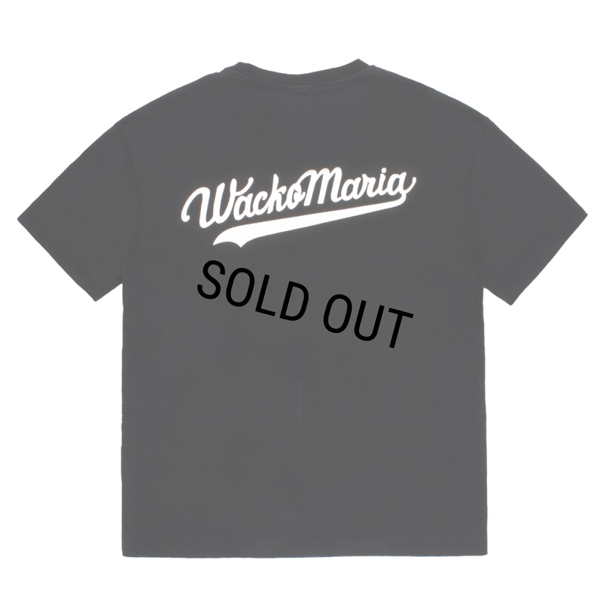 画像1: WACKO MARIA/WASHED HEAVY WEIGHT T-SHIRT（BLACK）［プリントT-26春夏］ (1)