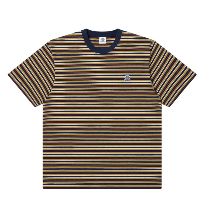 画像1: BlackEyePatch/STRIPED SMALL OG HEAVYWEIGHT TEE（MULTI）