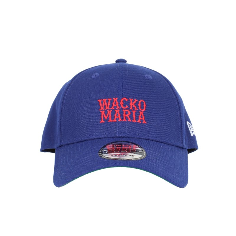 画像1: WACKO MARIA/NEW ERA / 9FORTY（BLUE）［9FORTYキャップ-26春夏］