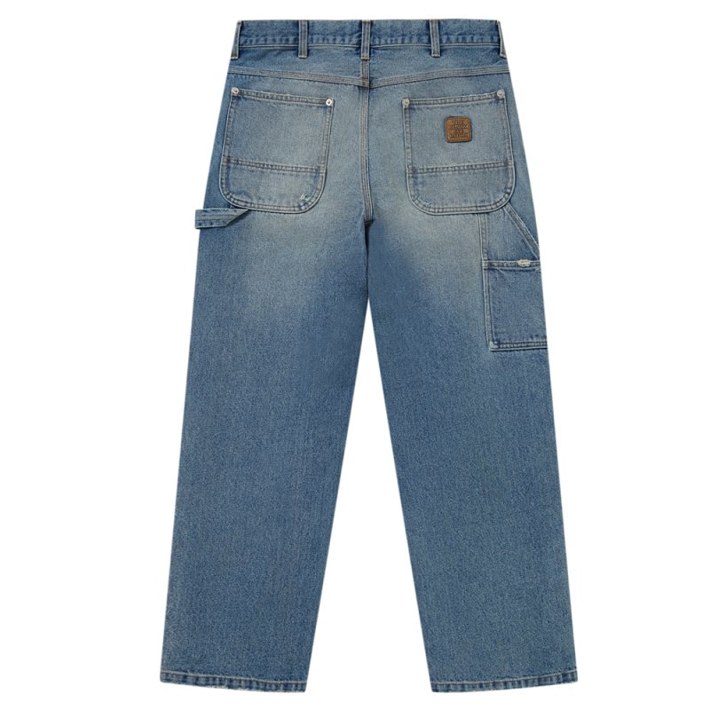 画像2: BlackEyePatch/DOUBLE KNEE DAMAGED PAINTER PANTS（INDIGO）