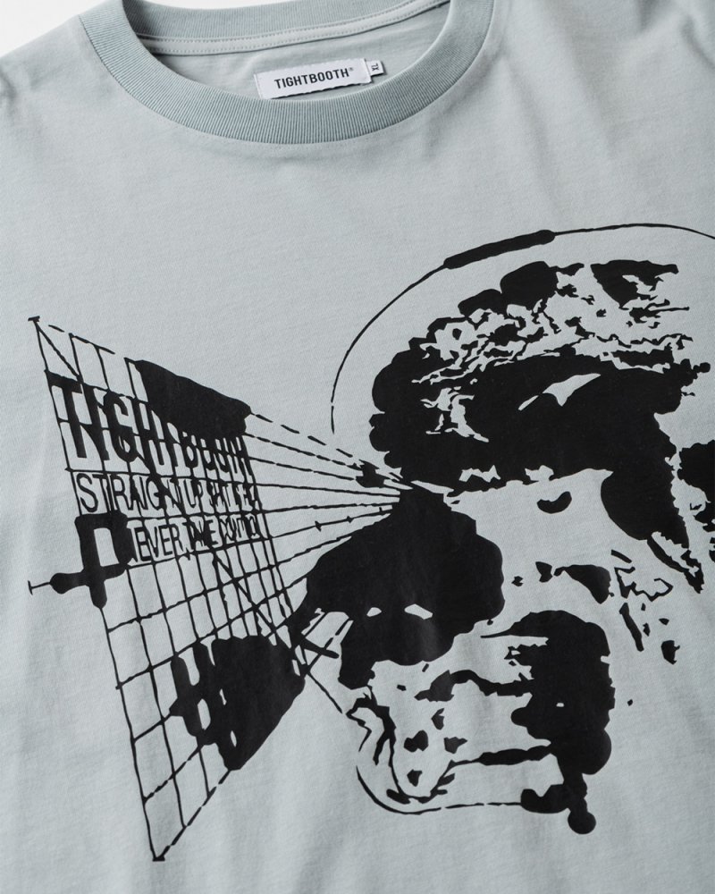 画像3: TIGHTBOOTH/VISION S/S T-SHIRT（Sax）［ヴィジョンT-26春夏］