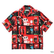 画像1: WACKO MARIA/JEAN-MICHEL BASQUIAT / HAWAIIAN SHIRT（ONE）［ハワイアンシャツ-26春夏］ (1)