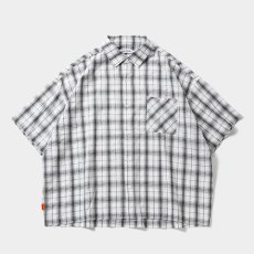 画像1: TIGHTBOOTH/PLAID S/S SHIRT（White）［チェックシャツ-26春夏］ (1)