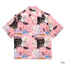 画像1: WACKO MARIA/JEAN-MICHEL BASQUIAT / HAWAIIAN SHIRT（ONE）［ハワイアンシャツ-26春夏］ (1)