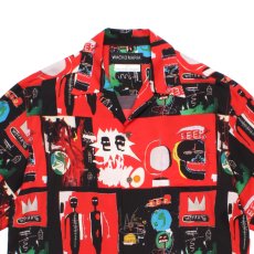 画像2: WACKO MARIA/JEAN-MICHEL BASQUIAT / HAWAIIAN SHIRT（ONE）［ハワイアンシャツ-26春夏］ (2)