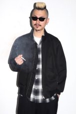 画像3: WACKO MARIA/OMBRE CHECK OPEN COLLAR SHIRT（GRAY）［オンブレチェックオープンカラーシャツ-26春夏］ (3)