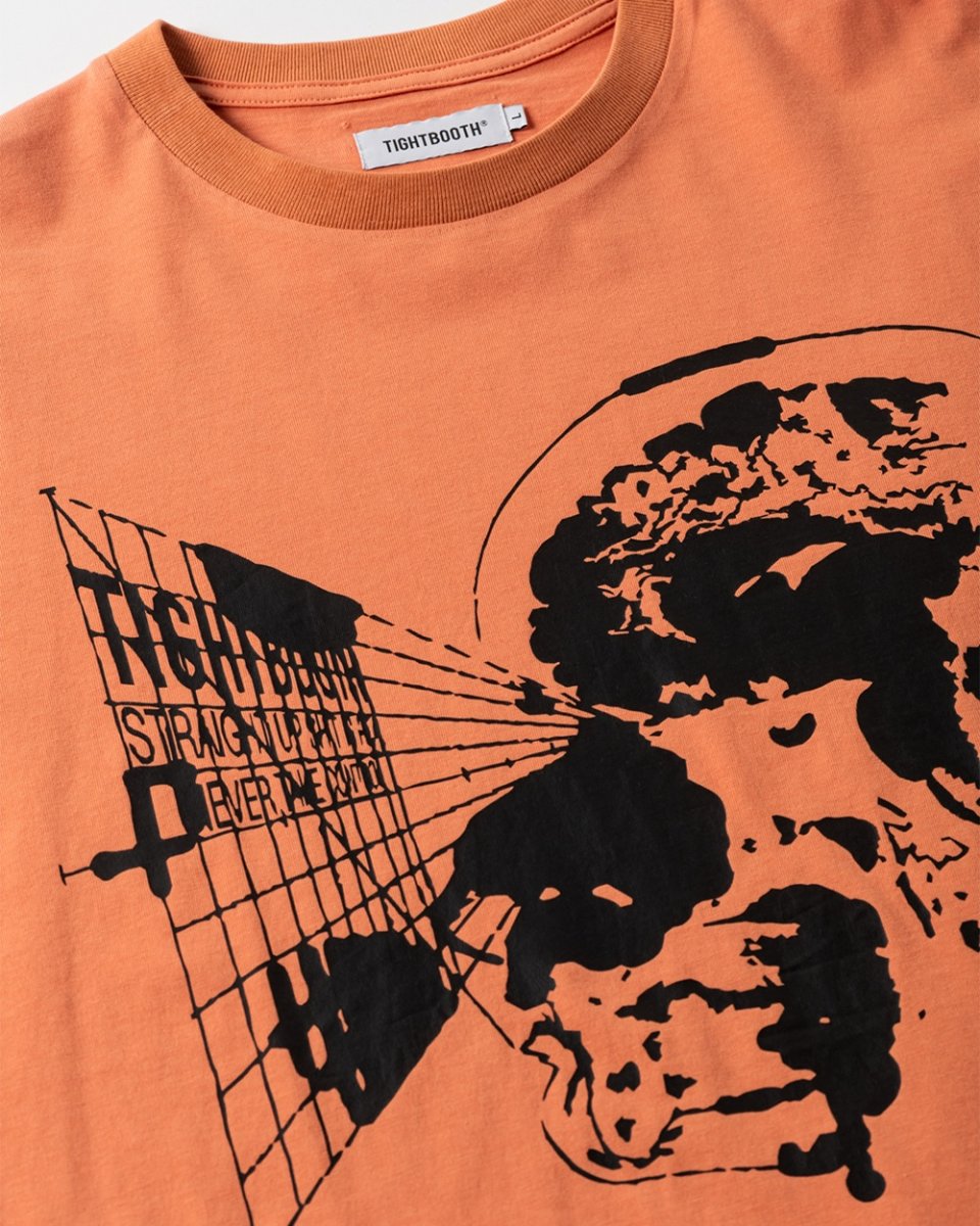 画像3: TIGHTBOOTH/VISION S/S T-SHIRT（Orange）［ヴィジョンT-26春夏］ (3)