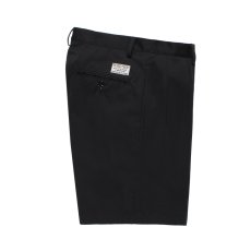 画像1: WACKO MARIA/DOUBLE PLEATED CHINO SHORT TROUSERS（BLACK）［ツータックチノショーツ-26春夏］ (1)