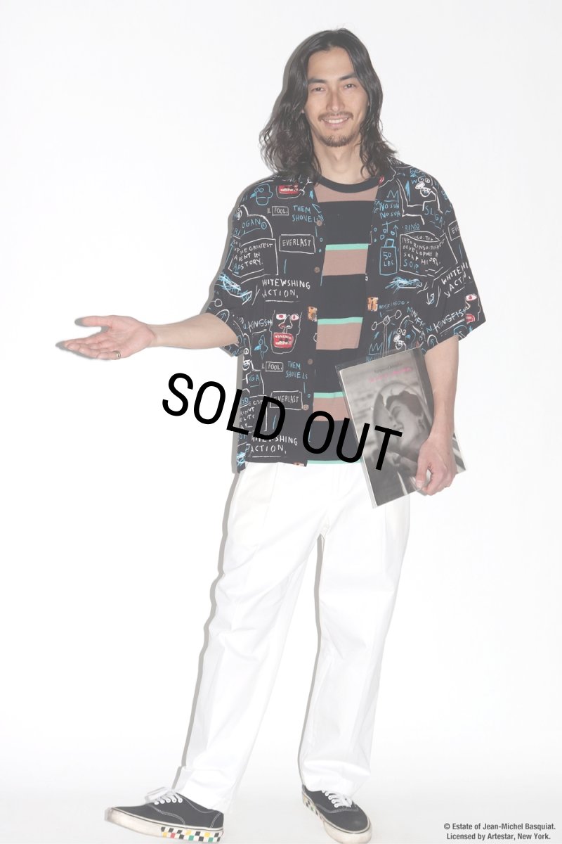 画像3: WACKO MARIA/JEAN-MICHEL BASQUIAT / HAWAIIAN SHIRT（ONE）［ハワイアンシャツ-26春夏］ (3)