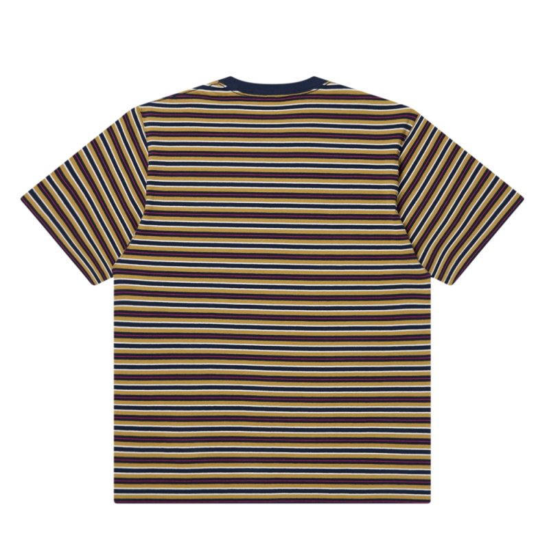 画像2: BlackEyePatch/STRIPED SMALL OG HEAVYWEIGHT TEE（MULTI）