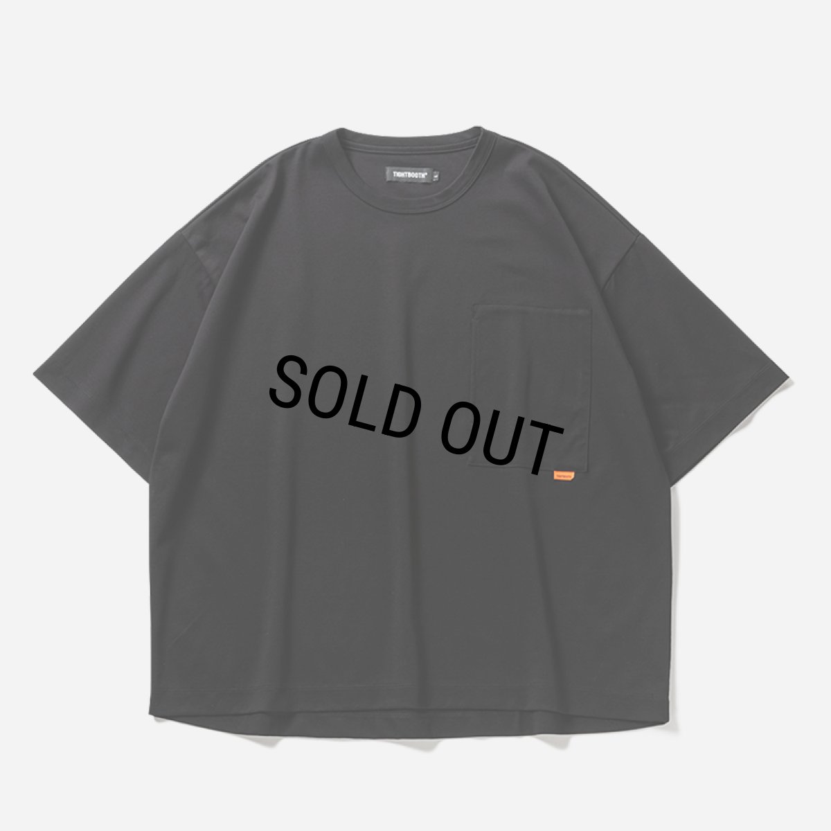 画像1: TIGHTBOOTH/PONTE POCKET S/S T-SHIRT（Black）［ポンチポケットT-26春夏］ (1)