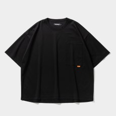 画像1: TIGHTBOOTH/PONTE POCKET S/S T-SHIRT（Black）［ポンチポケットT-26春夏］ (1)