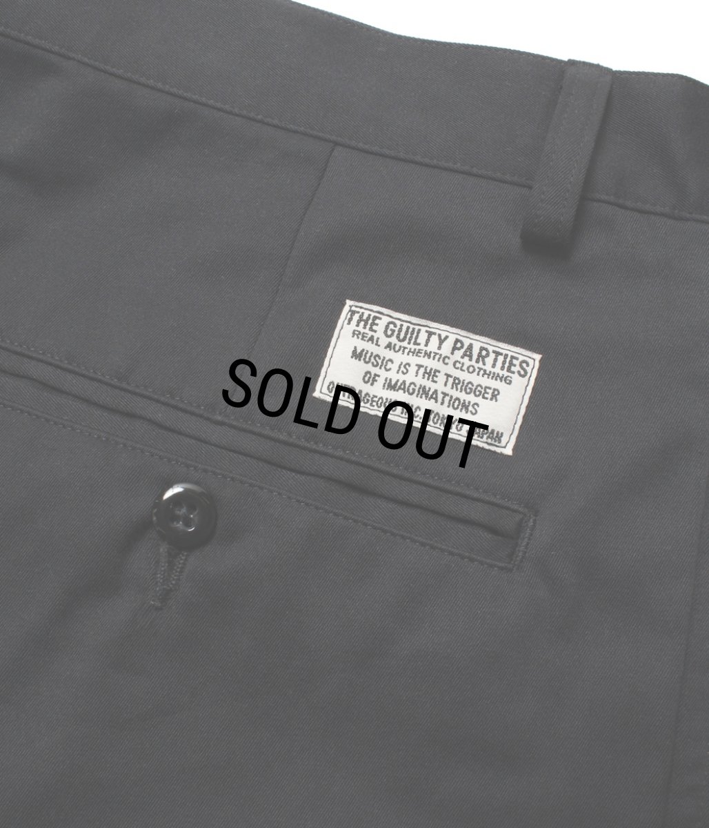 画像5: WACKO MARIA/DOUBLE PLEATED CHINO SHORT TROUSERS（BLACK）［ツータックチノショーツ-26春夏］ (5)