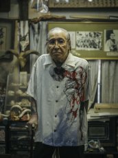 画像4: exodus brand/幽霊鬼斗卅六釁圖 HAWAIIAN SHIRT（OFF WHITE）［ハワイアンシャツ-26春夏］ (4)