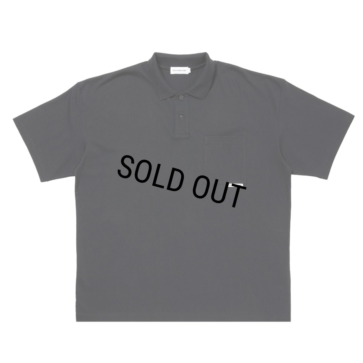 画像1: COOTIE PRODUCTIONS/Open End Yarn Error Fit S/S Polo（Black）［エラーフィットポロ-26春夏］ (1)