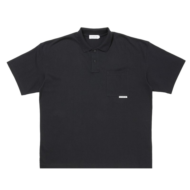 画像1: COOTIE PRODUCTIONS/Open End Yarn Error Fit S/S Polo（Black）［エラーフィットポロ-26春夏］