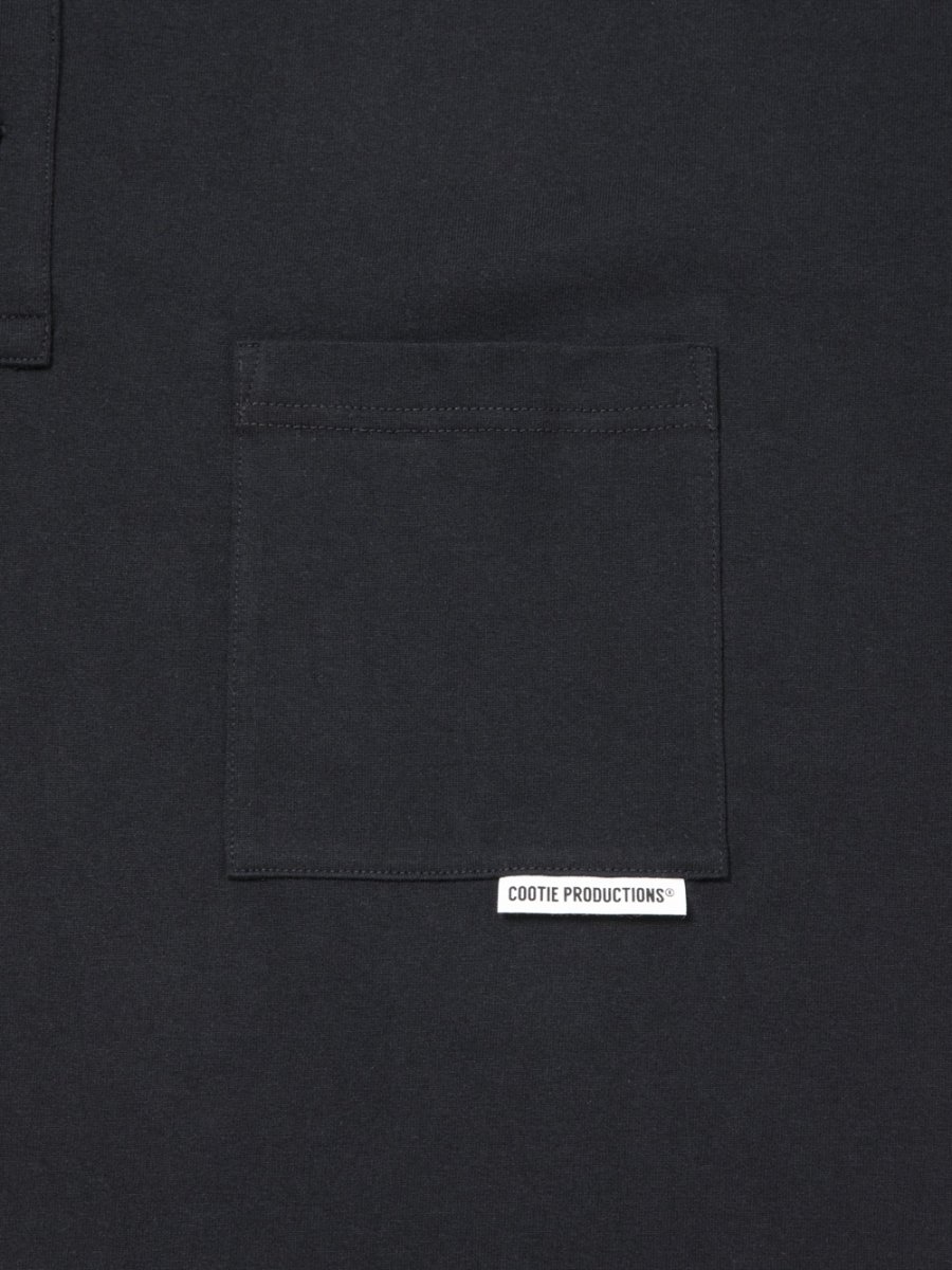 画像4: COOTIE PRODUCTIONS/Open End Yarn Error Fit S/S Polo（Black）［エラーフィットポロ-26春夏］ (4)