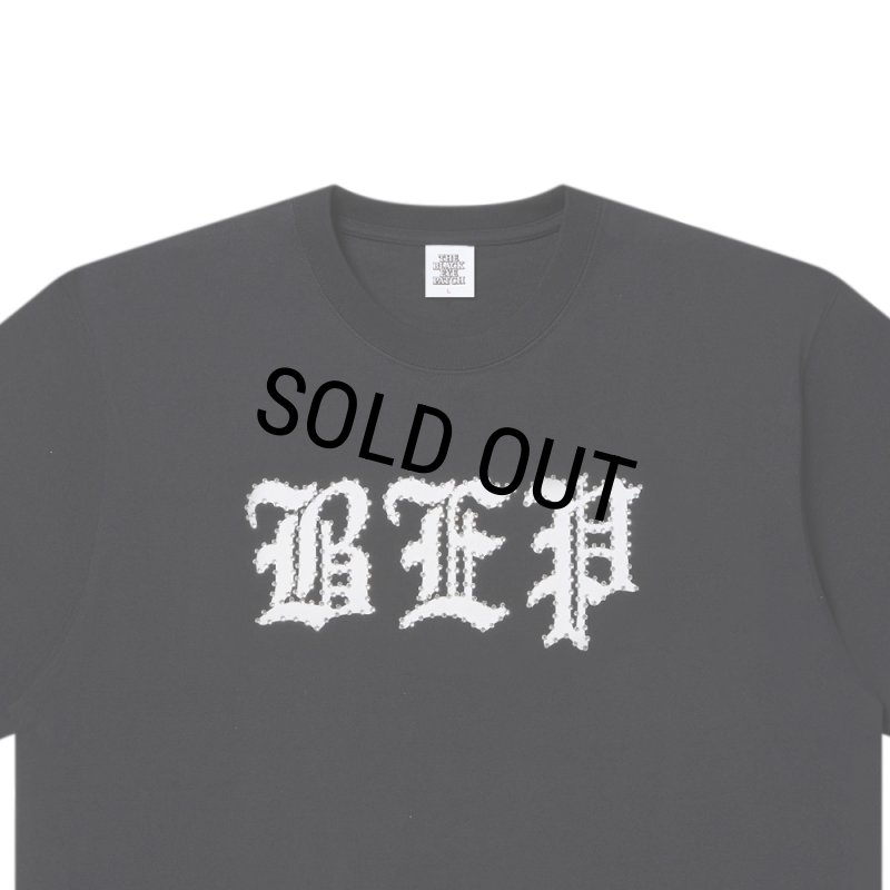 BlackEyePatch/RHINESTONE 3 LETTER OE TEE（WASHED BLACK） - JONAS