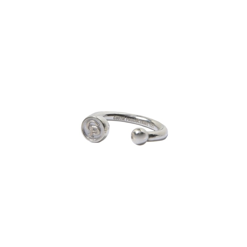 画像1: COOTIE PRODUCTIONS/Symbol Gap Ring（Silver）［シンボルギャップリング-26春夏］