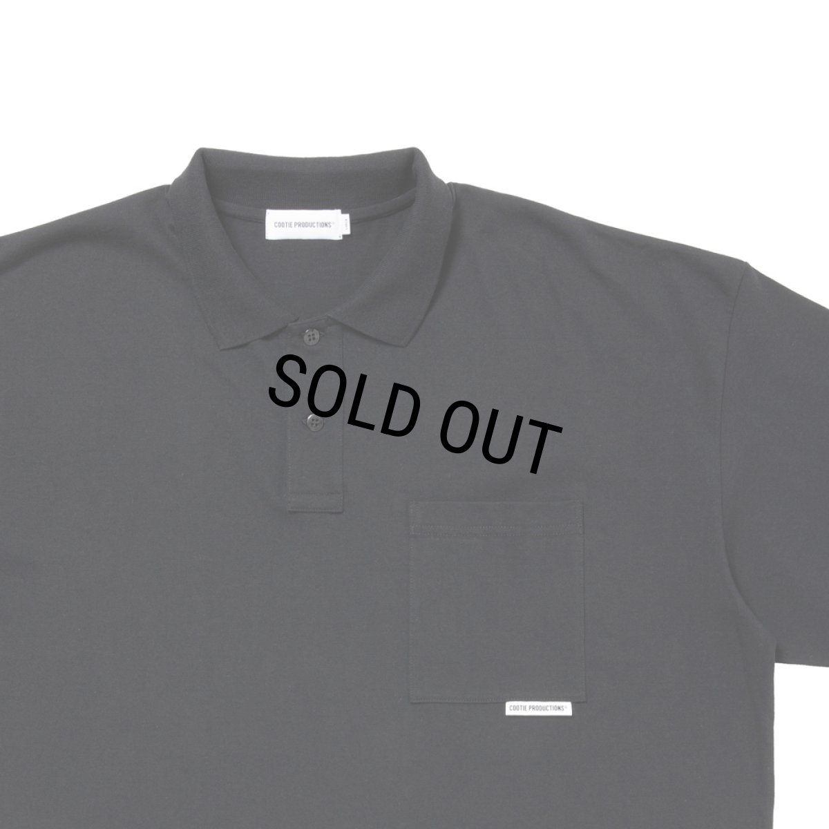 画像3: COOTIE PRODUCTIONS/Open End Yarn Error Fit S/S Polo（Black）［エラーフィットポロ-26春夏］ (3)