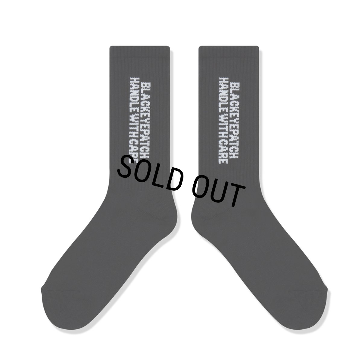 画像3: BlackEyePatch/3 LETTER OE SOCKS（BLACK） (3)