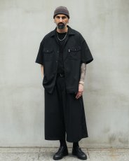 画像5: COOTIE PRODUCTIONS/T/W S/S Scout Shirt（Black）［T/Wスカウトシャツ-26春夏］ (5)