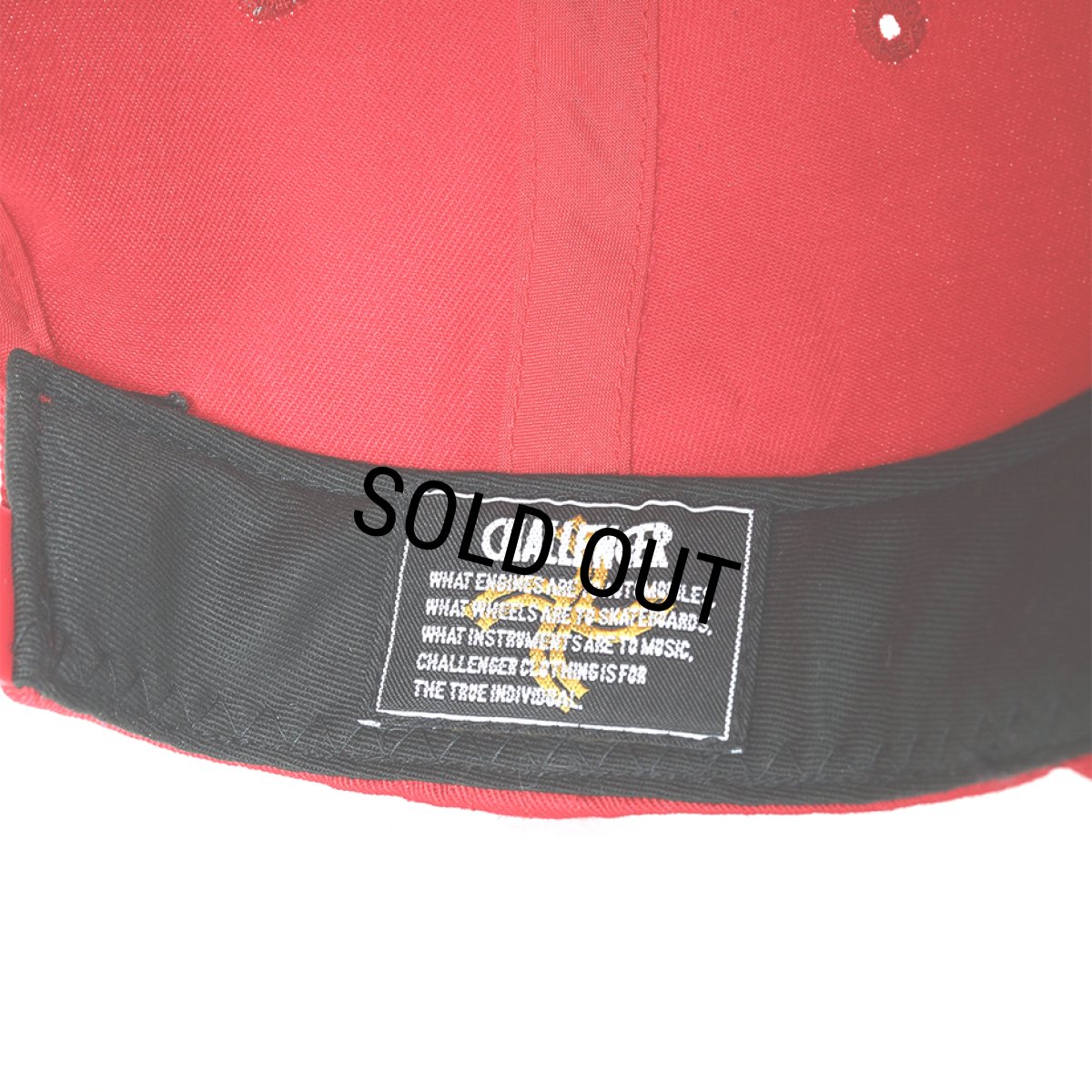 画像5: CHALLENGER/COLLEGE CAP（RED）［カレッジキャップ-26秋冬］ (5)