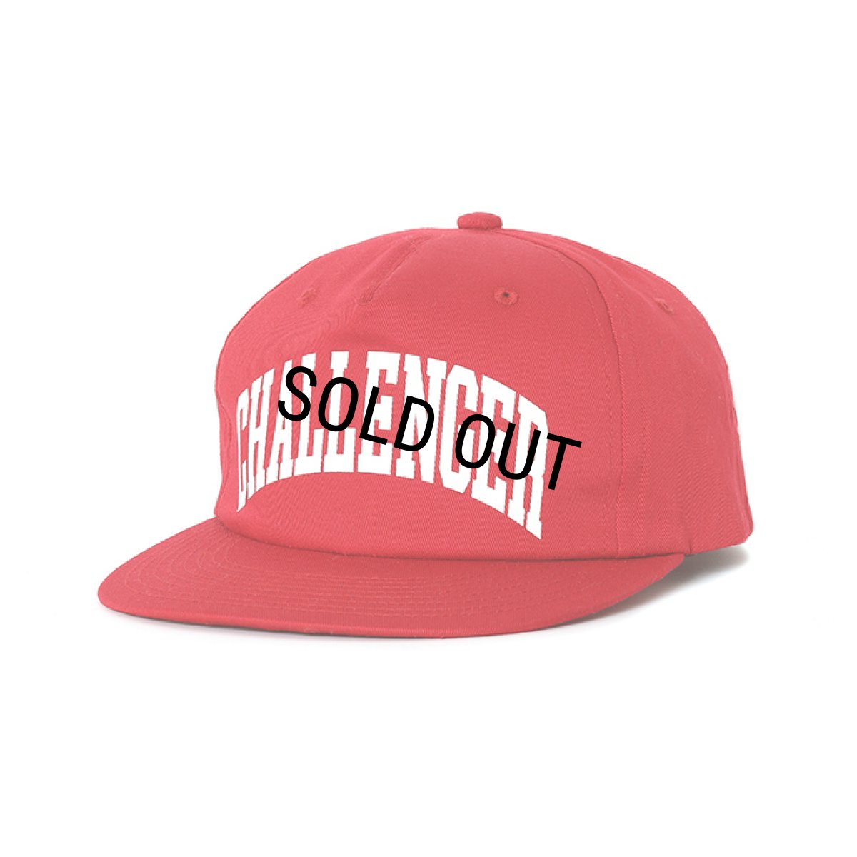 画像1: CHALLENGER/COLLEGE CAP（RED）［カレッジキャップ-26秋冬］ (1)