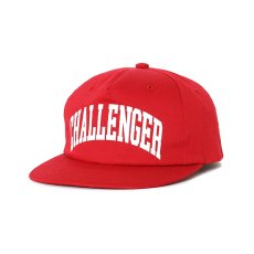 画像1: CHALLENGER/COLLEGE CAP（RED）［カレッジキャップ-26秋冬］ (1)