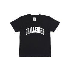 画像1: CHALLENGER/KIDS COLLEGE TEE（BLACK）［キッズ用カレッジT-26秋冬］ (1)