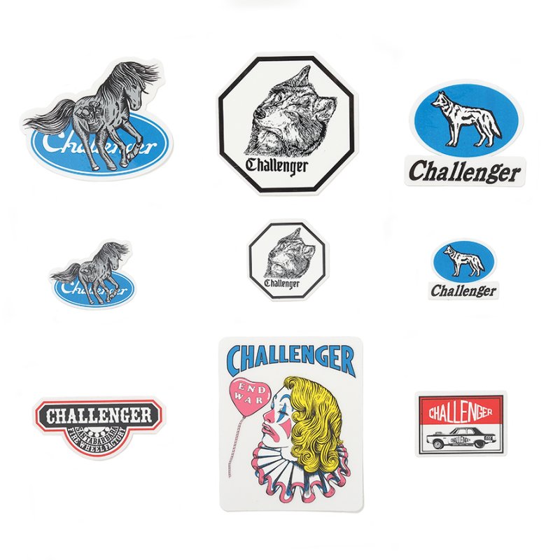 画像1: CHALLENGER/STICKER SET（9枚set）［ステッカーセット-26秋冬］